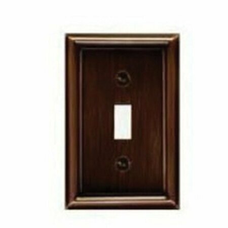 Atron Electro Atron ESTATE Series 2-203T Wallplate, 4-3/4 in L, 3 in W, 1-Gang, Metal, Oil-Rubbed Bronze 2203T